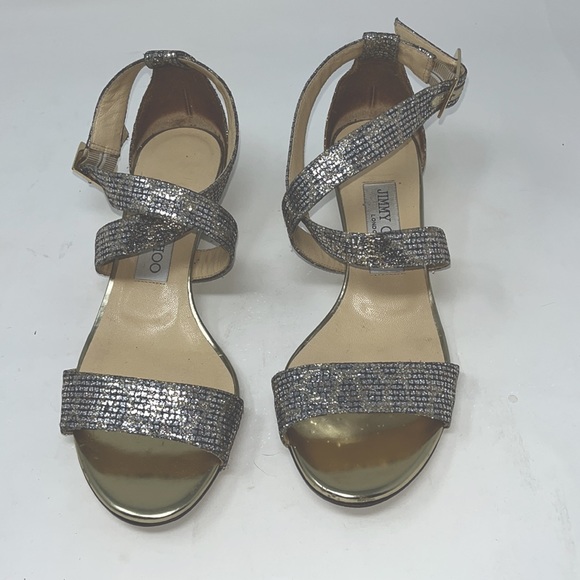 Jimmy Choo Chiara Wedge Sandals - Picture 7 of 8